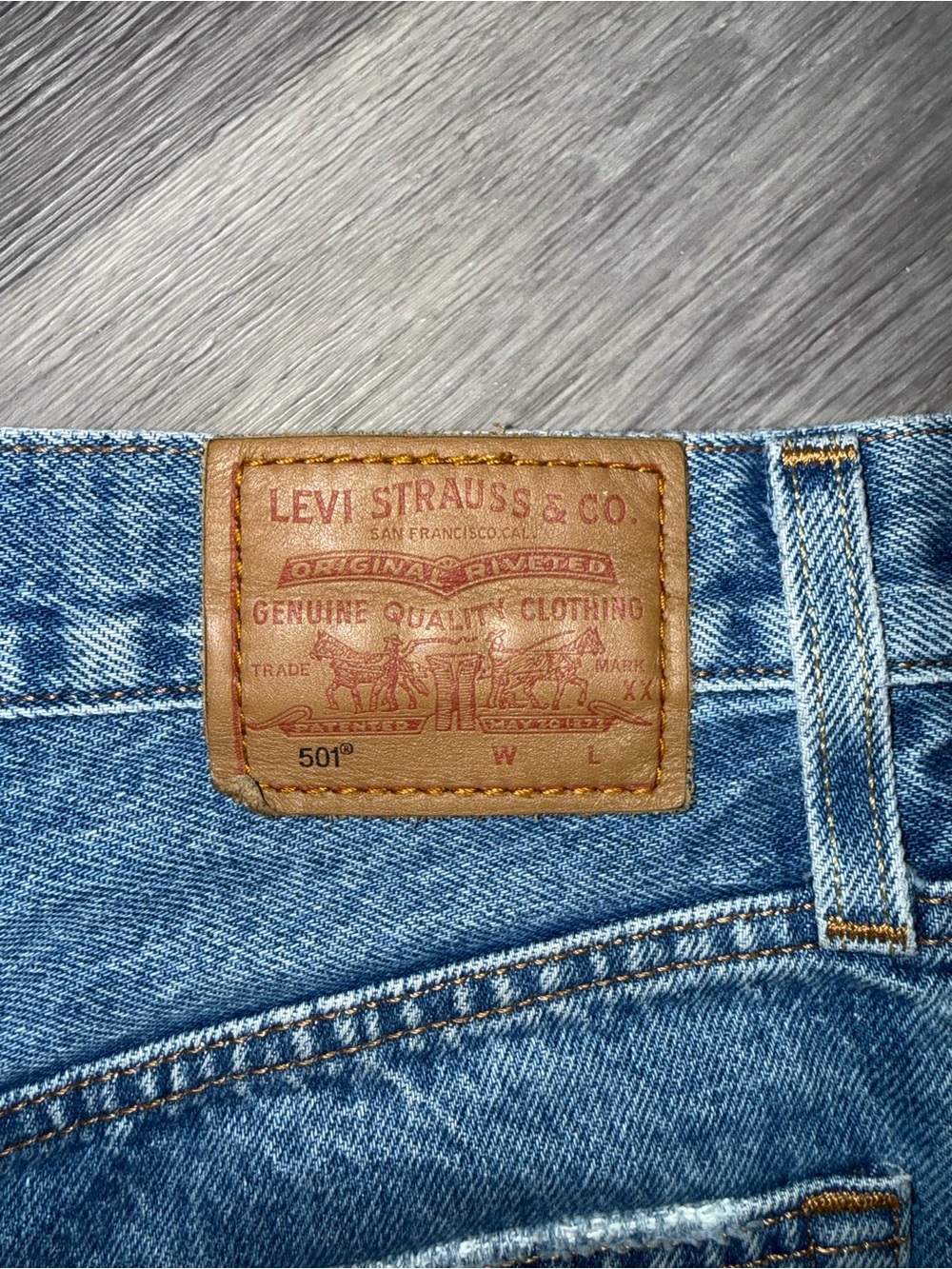 Levi's Ripped Shorts - Picture 4 of 5